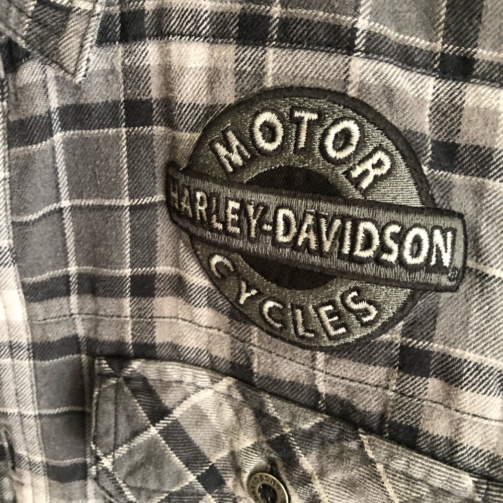 Women’s lined flannel Harley Davidson long sleeve